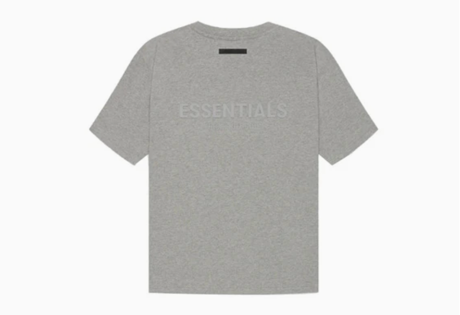 Fear Of God Essentials Dark Heather Oatmeal SS21 T Shirt