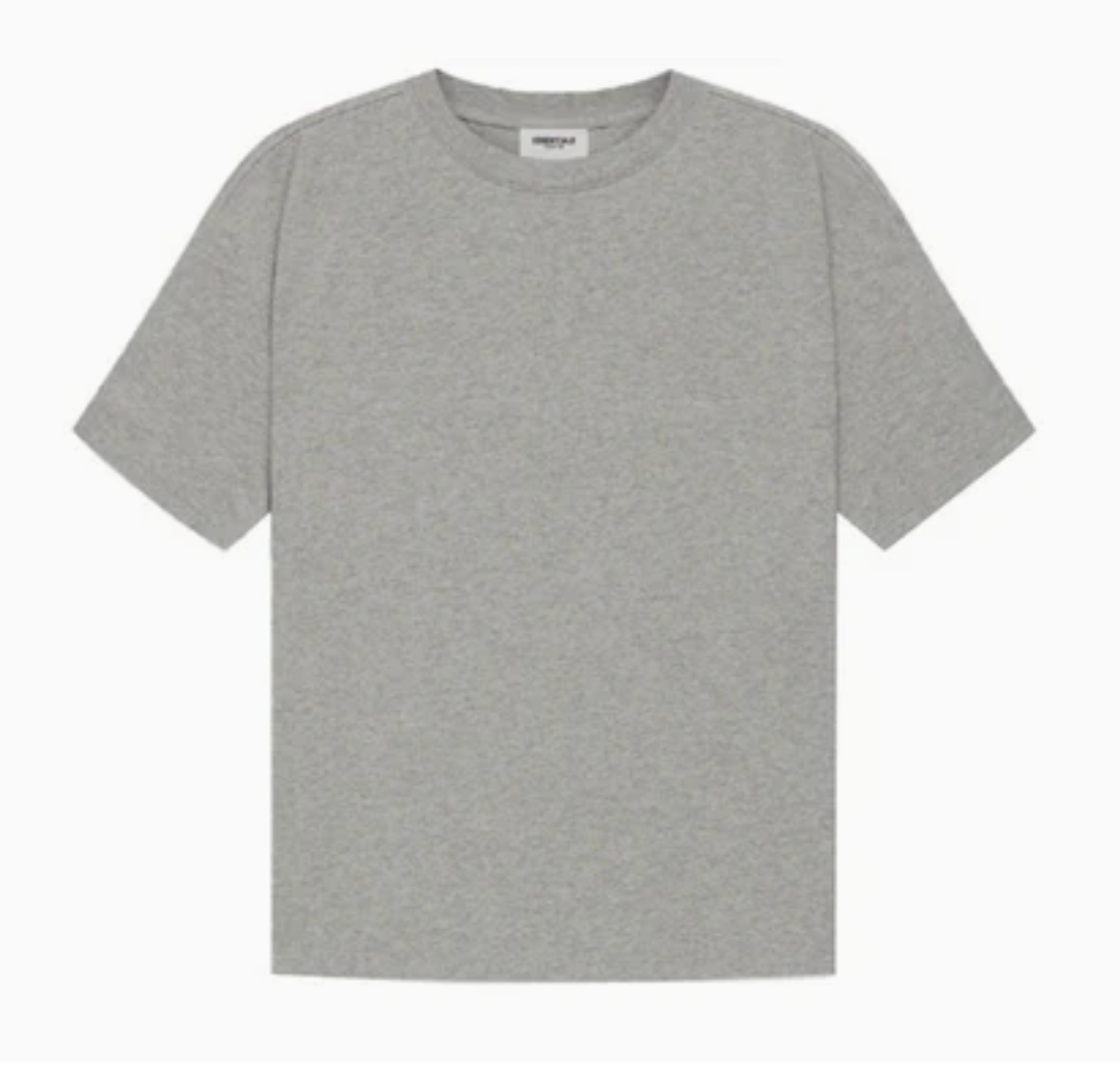 Fear Of God Essentials Dark Heather Oatmeal SS21 T Shirt