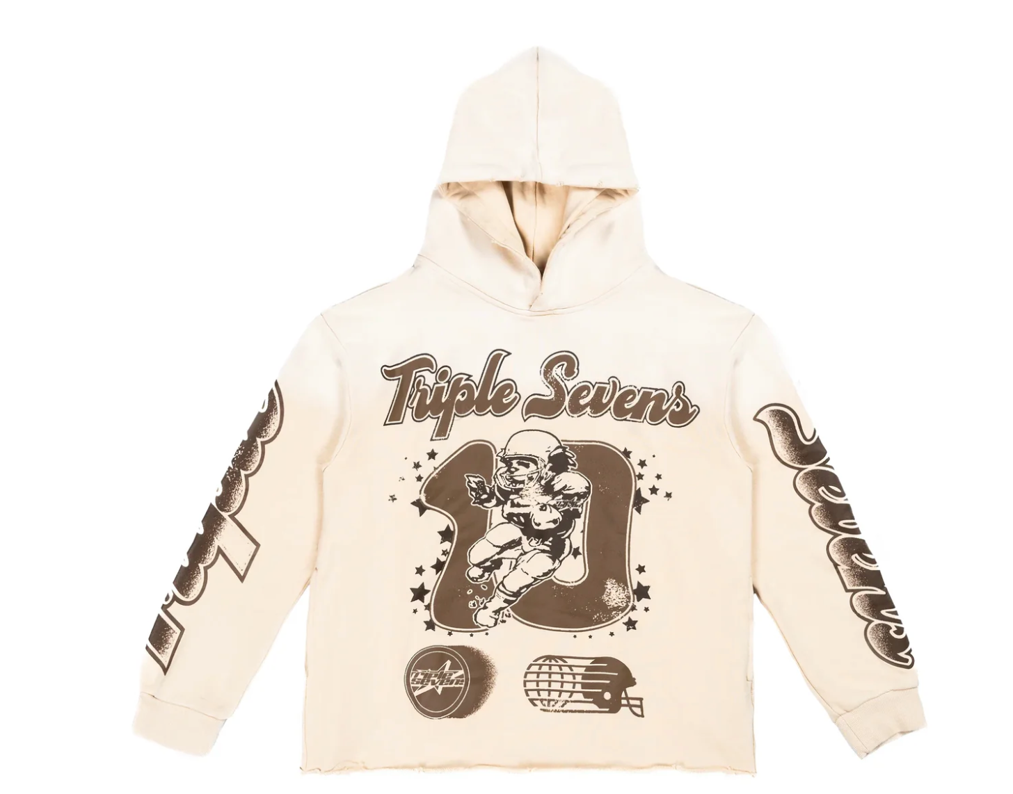 Triple Sevens All Star Football Hoodie 'Brown'