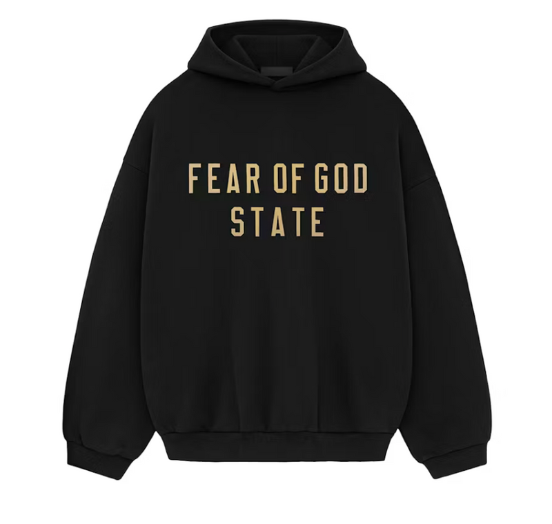 Fear of God Essentials Fleece Hoodie Black