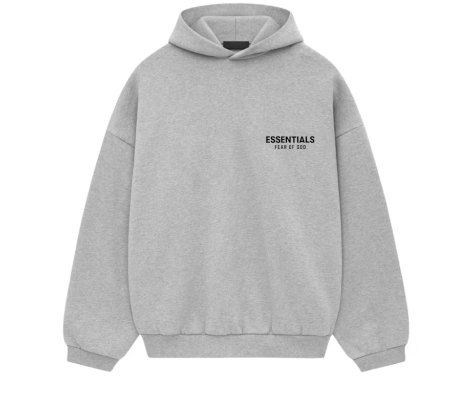 Fear of God Essentials Fleece Hoodie Light Heather Gray