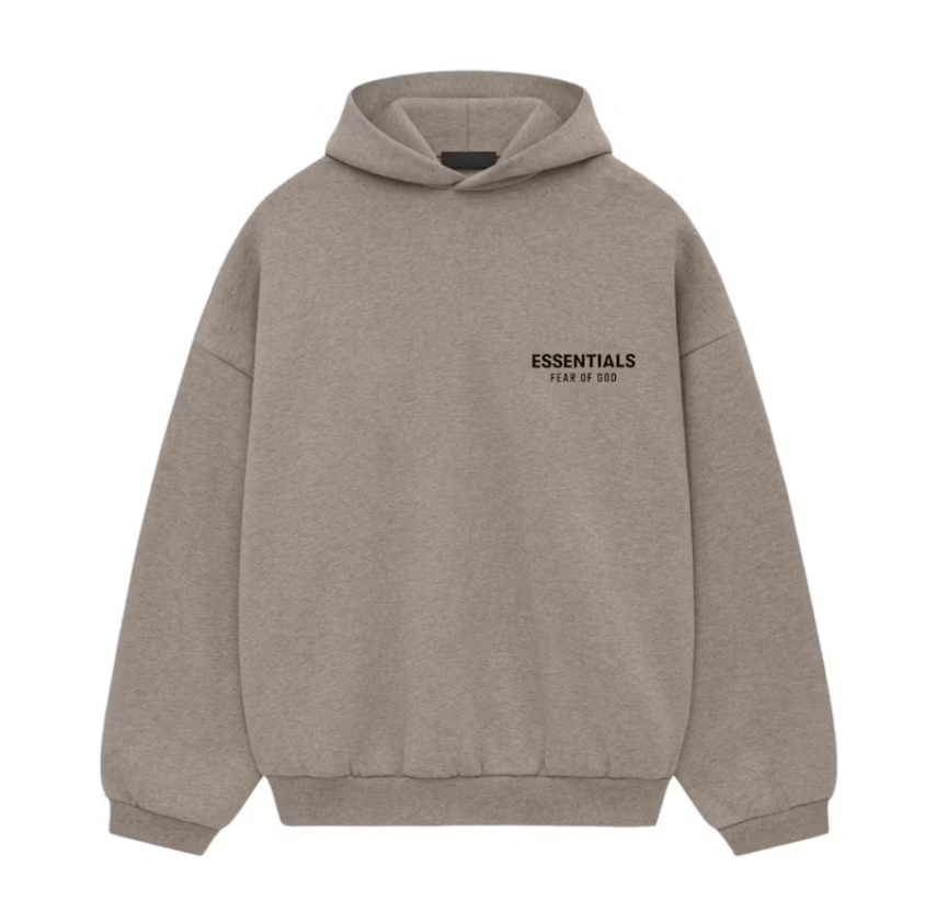 Fear of God Essentials Fleece Hoodie (FW24) Heather Gray