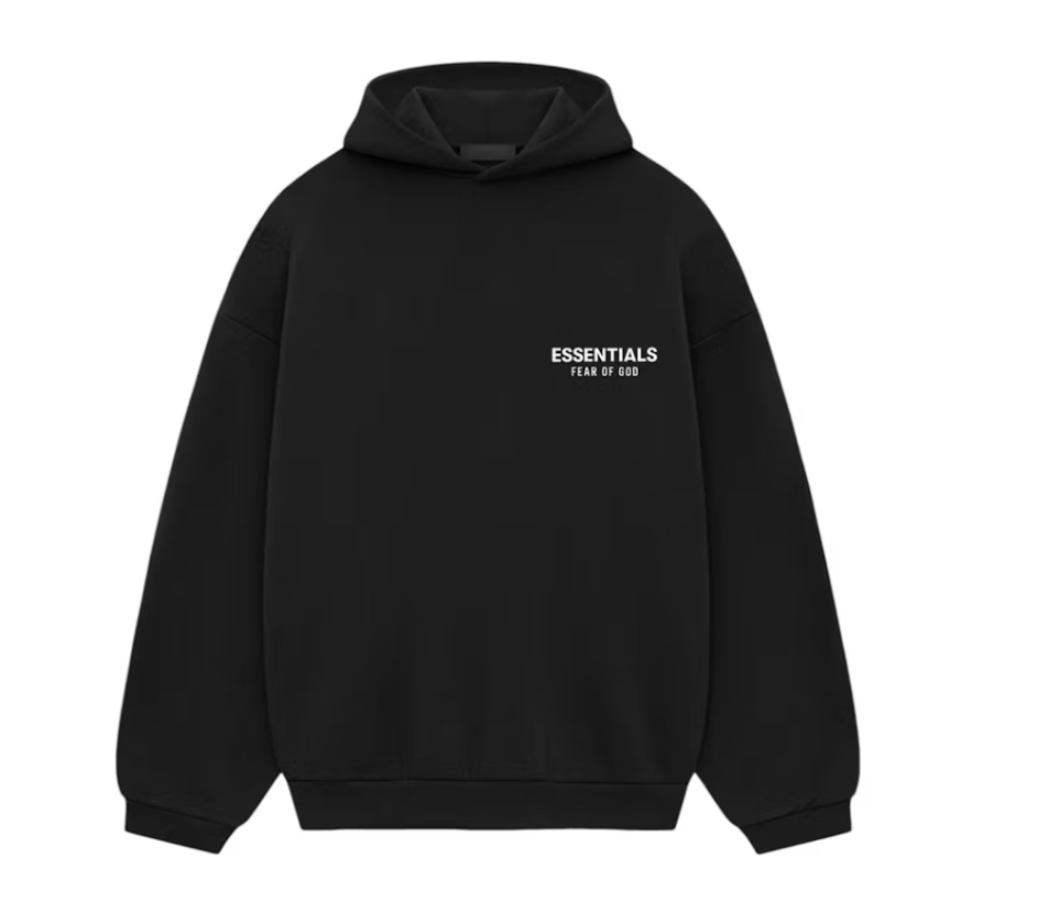 Fear of God Essentials Fleece Hoodie (FW24) Black