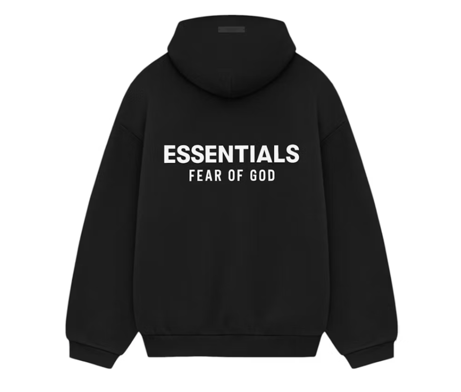 Fear of God Essentials Fleece Hoodie (FW24) Black