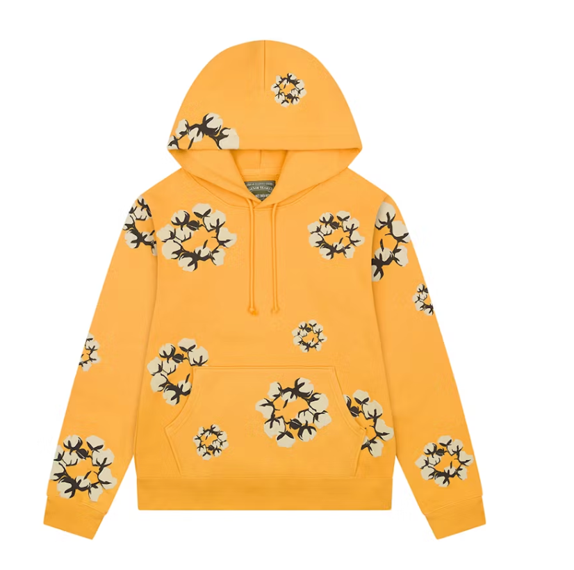 Denim Tears x CPFM Cactus Tears Wreath Hoodie Yellow