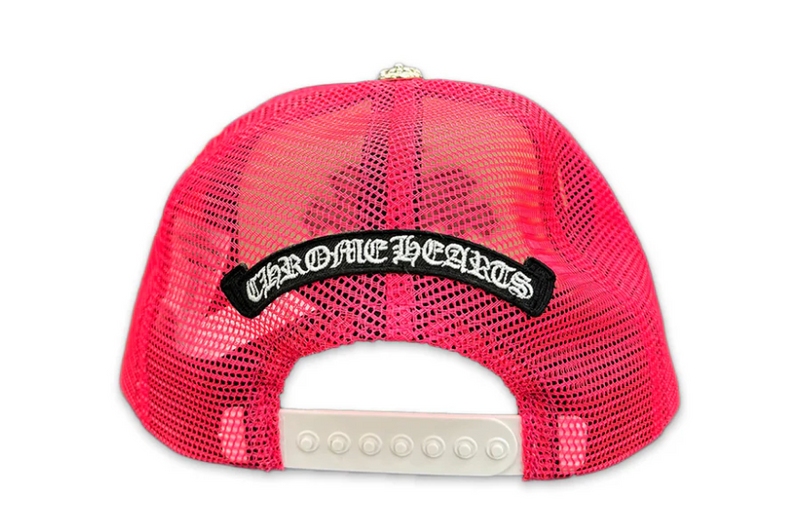 Chrome Hearts Art Basel Triple Cross Trucker Pink