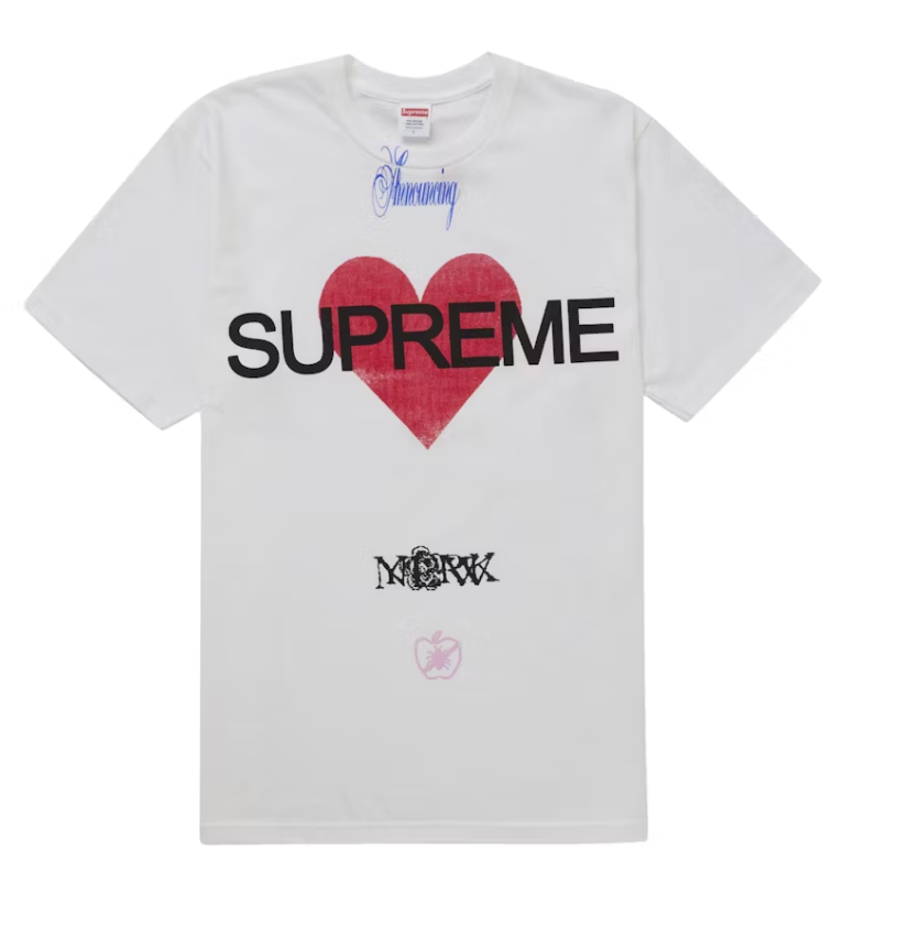 Supreme Announcing Tee White