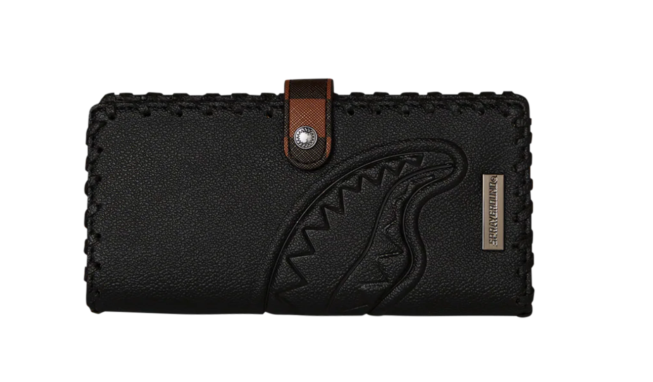 SPRAYGROUND DOSE OF CHECK DEUX WALLET