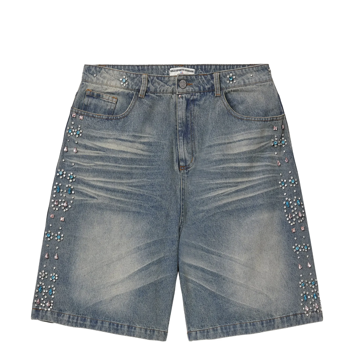 Vale Forever Candy Jorts 'Mid Blue'