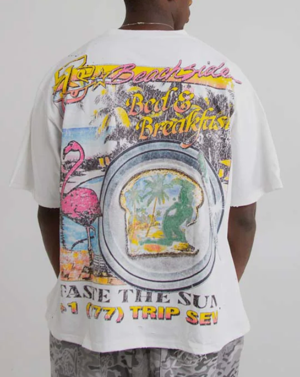 Triple Sevens Weekend Getaway Tee White