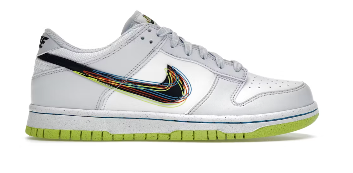 Nike Dunk Low 3D Swoosh Grey (GS)