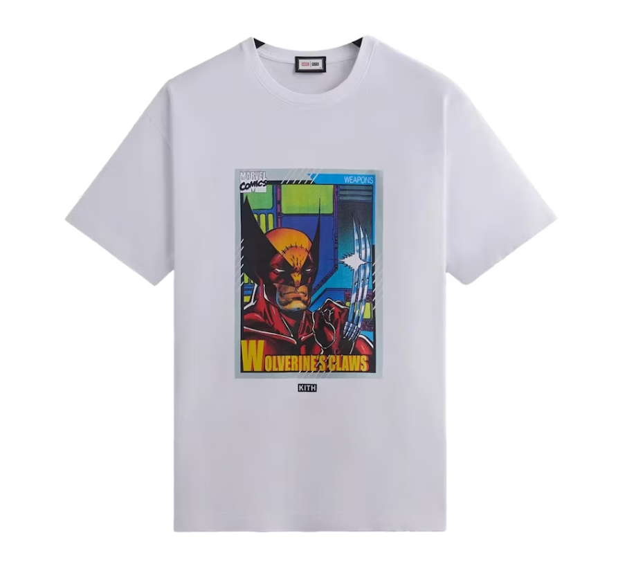 Kith x Marvel X-Men Wolverine Card Vintage Tee White PH