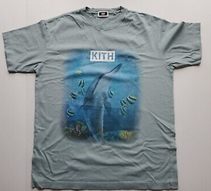 Kith Aqua Dolphin Tee Blue