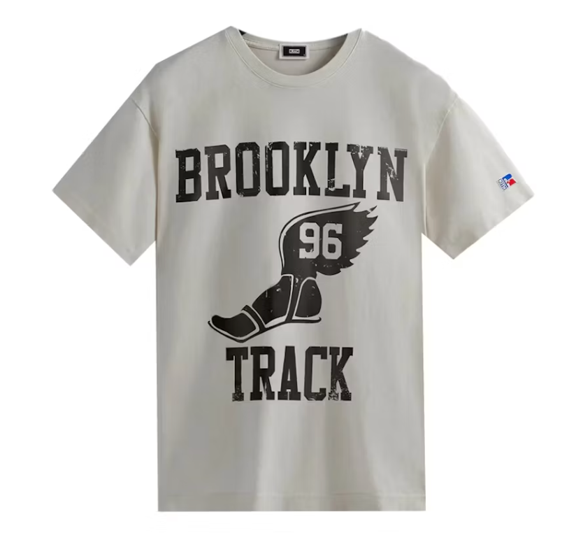 Kith Russell Athletic CUNY Brooklyn College Track Vintage Tee Concrete