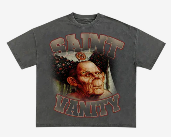 Saint Vanity HOQ T-Shirt Grey