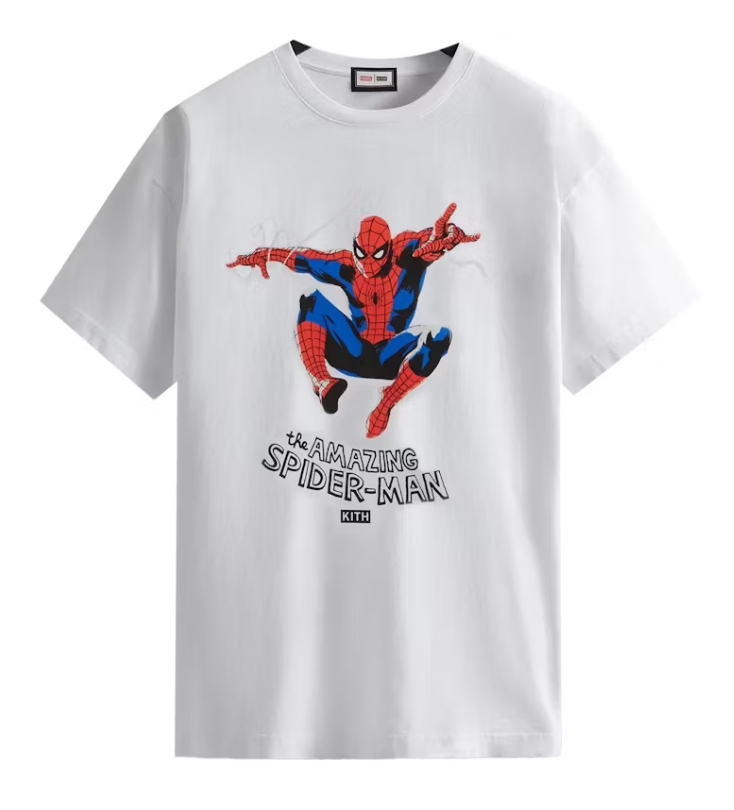 Kith Marvel Spider-Man Amazing Spider-Man Tee White