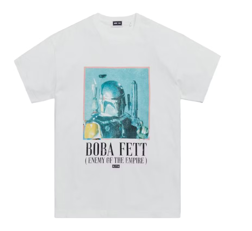 Kith x STAR WARS Boba Fett Vintage Tee White