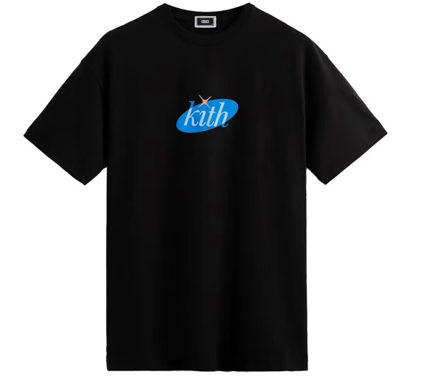 Kith Retro Logo Tee Black