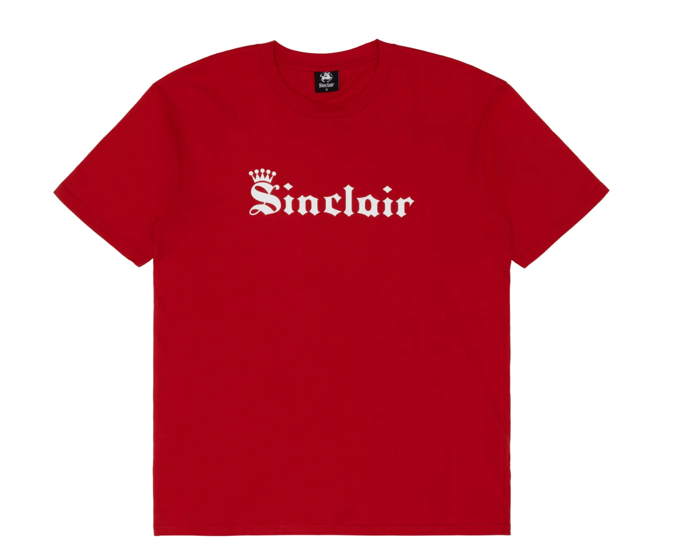 Sinclair Old English Crown Tee Red