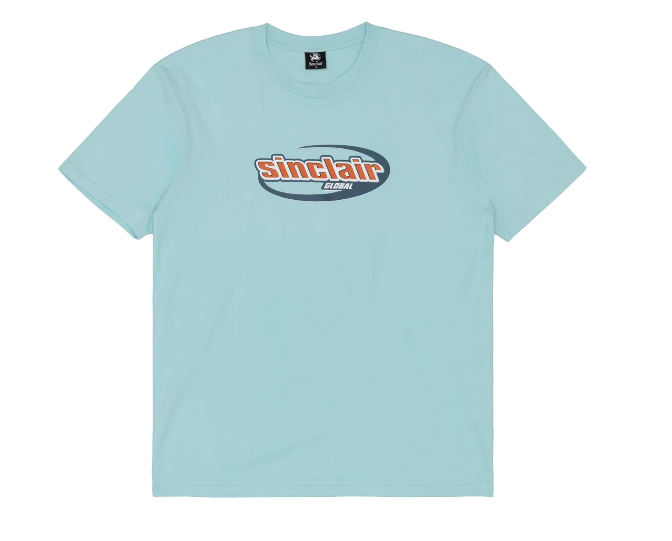 Sinclair Italics Logo Tee Light Blue