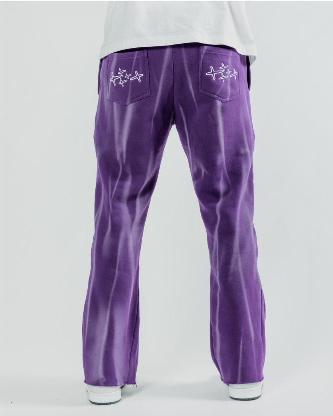 Retrovert Flare Purple Sweatpants