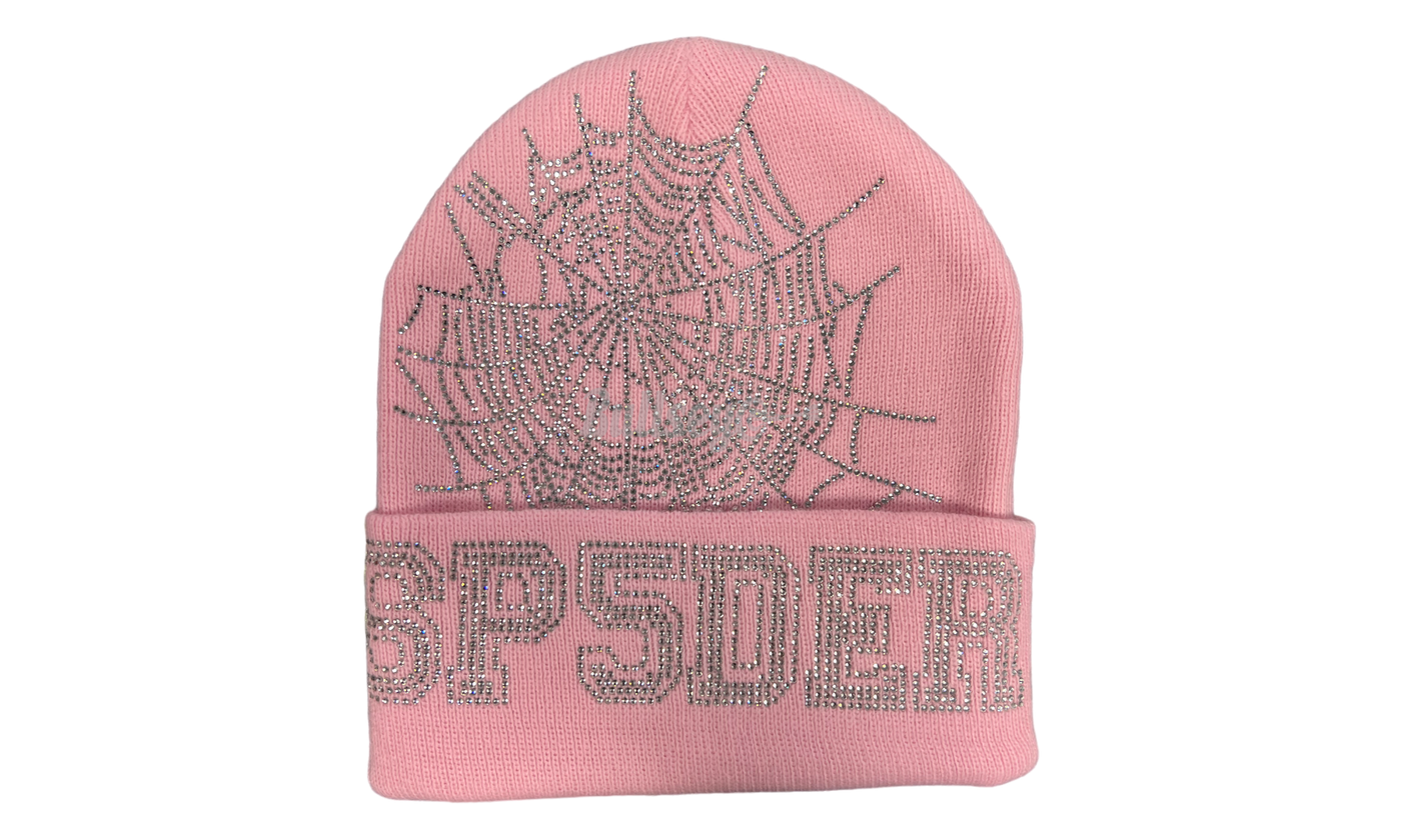 Sp5der Web Beanie Pink