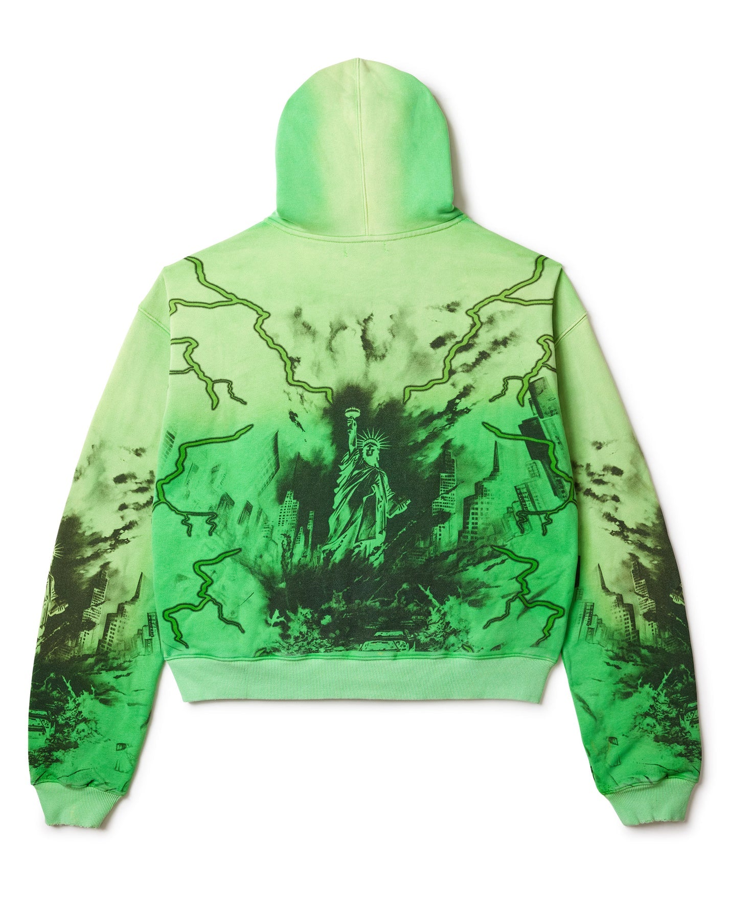 Vale Forever Green Nightmare Zip UP Hoodie