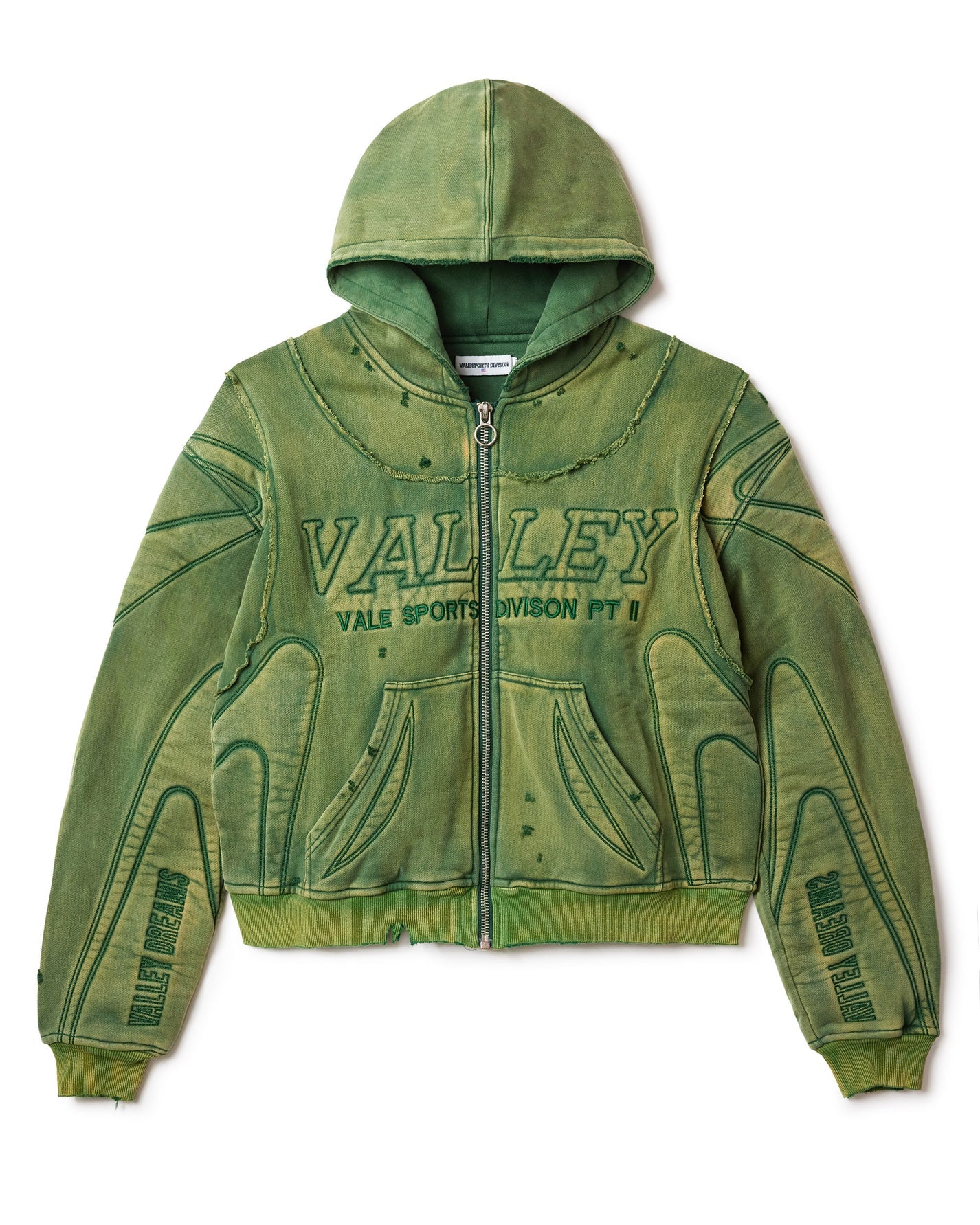 Vale Forever Hulk Armor Zip Up Green