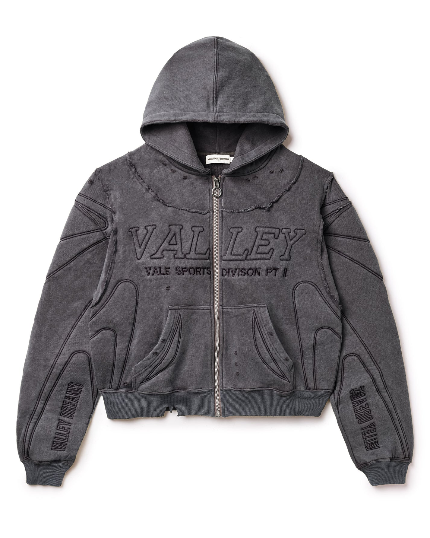 Vale Forever Armor Zip Up Hoodie Black