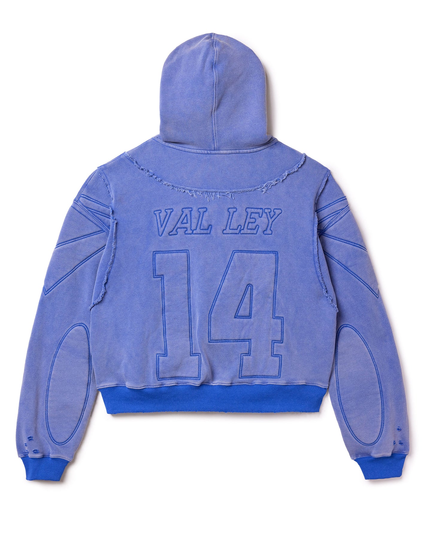 Vale Forever Armor Zip Up Hoodie Blue