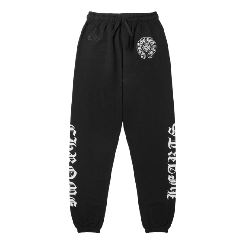 Chrome Hearts Horseshoe Logo Sweatpants Black