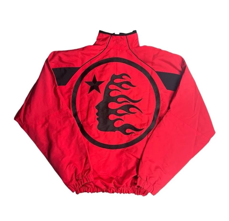 Hellstar Thriller Red Track Jacket Red/Black