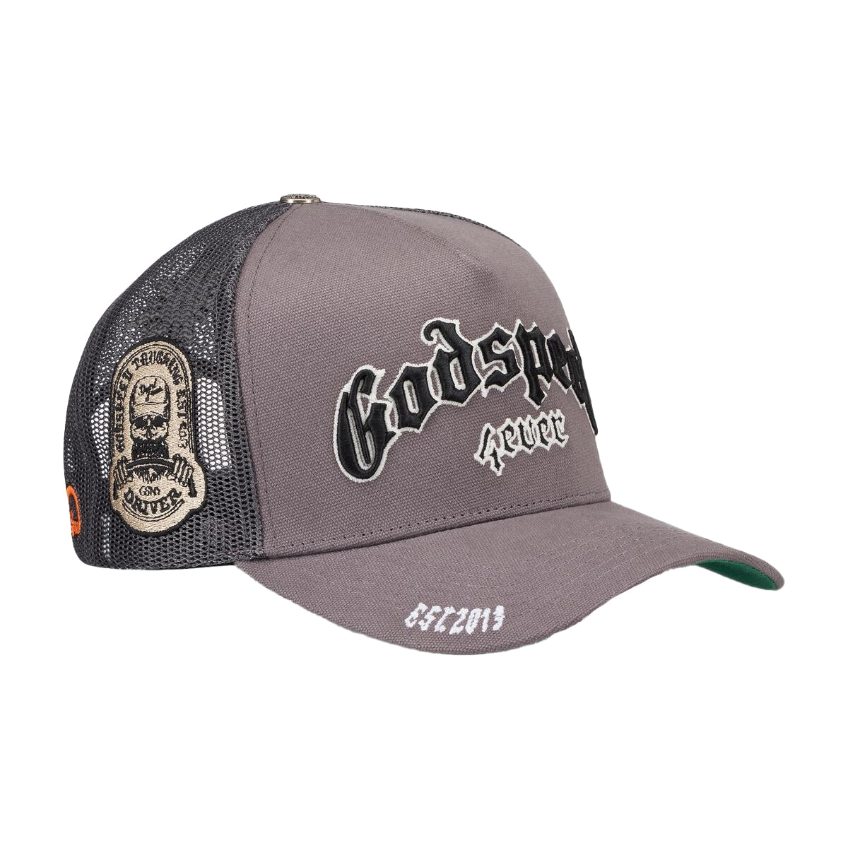 Godspeed GS Forever Trucker Hat Grey/White/Black