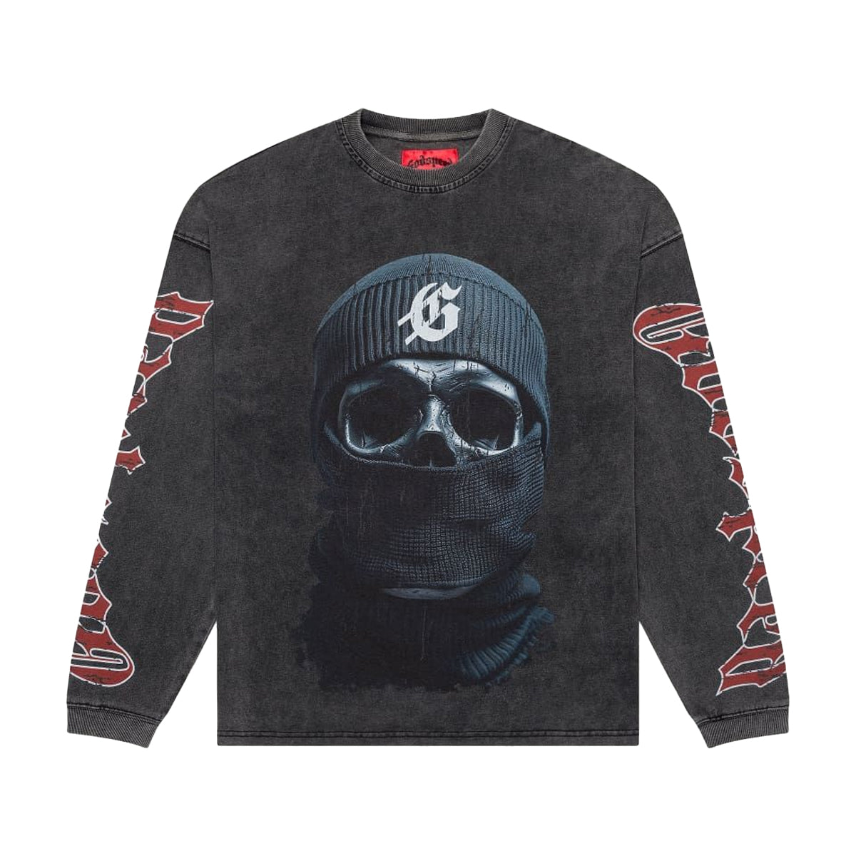 Godspeed Balaclava Szn LS T-shirt (Black Wash)