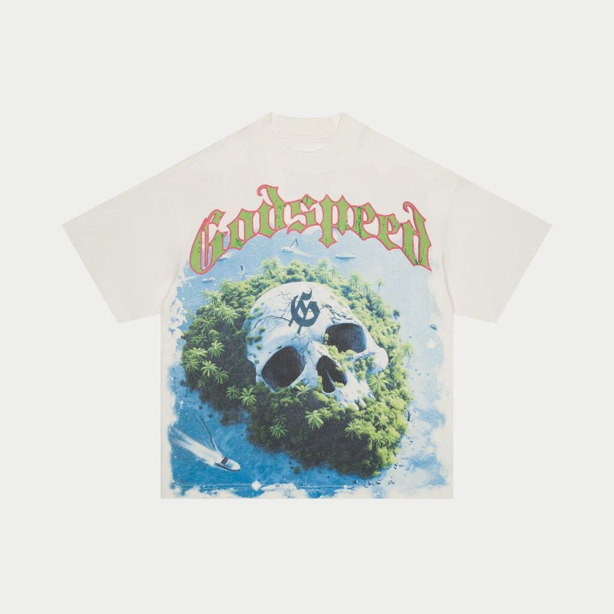 Godspeed Private Island T-Shirt (White)