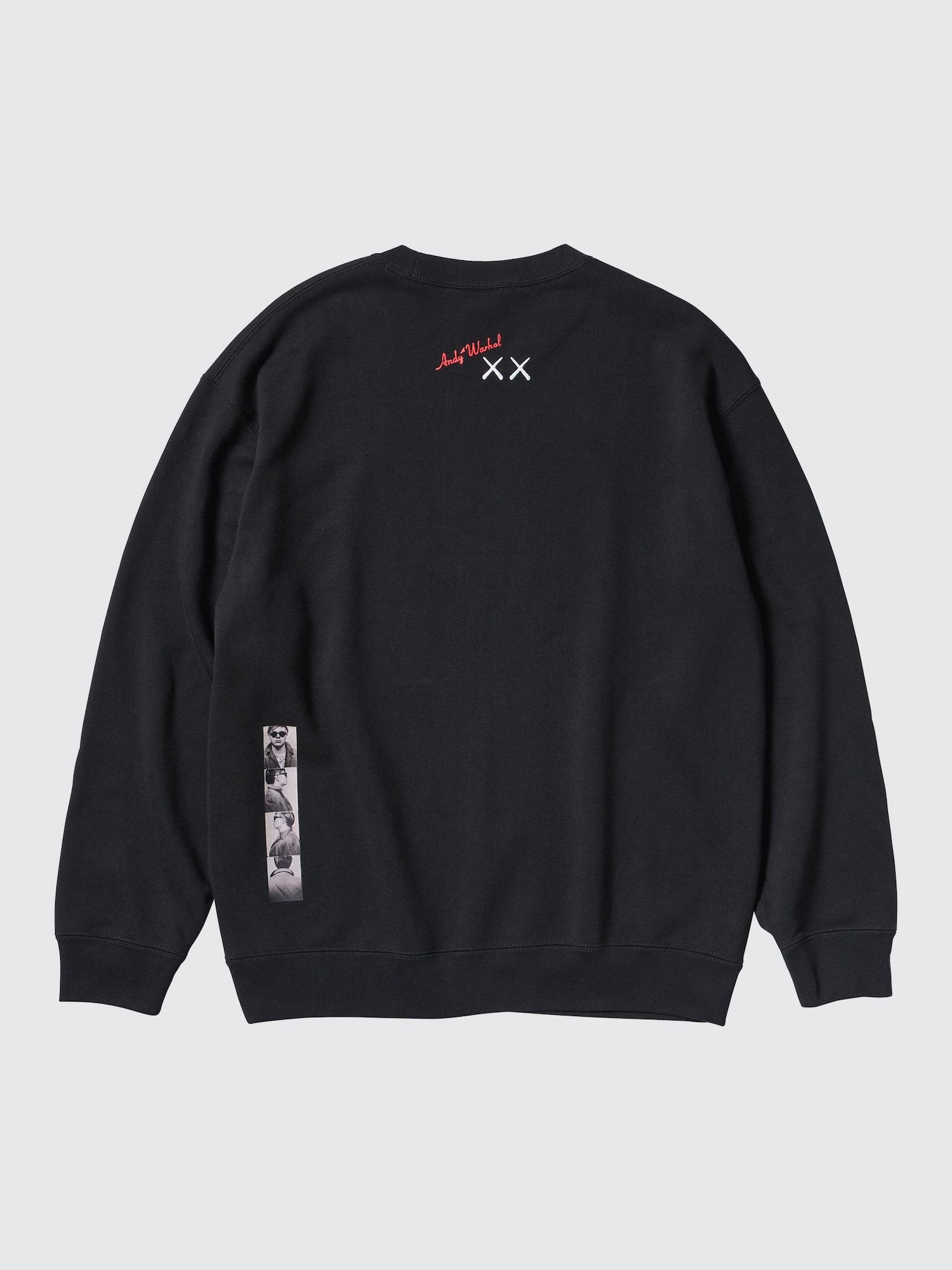 KAWS + Warhol Graphic Crewnecks Black