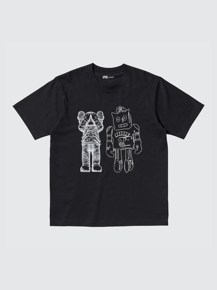 KAWS + Warhol UT Graphic Black/White T-Shirt