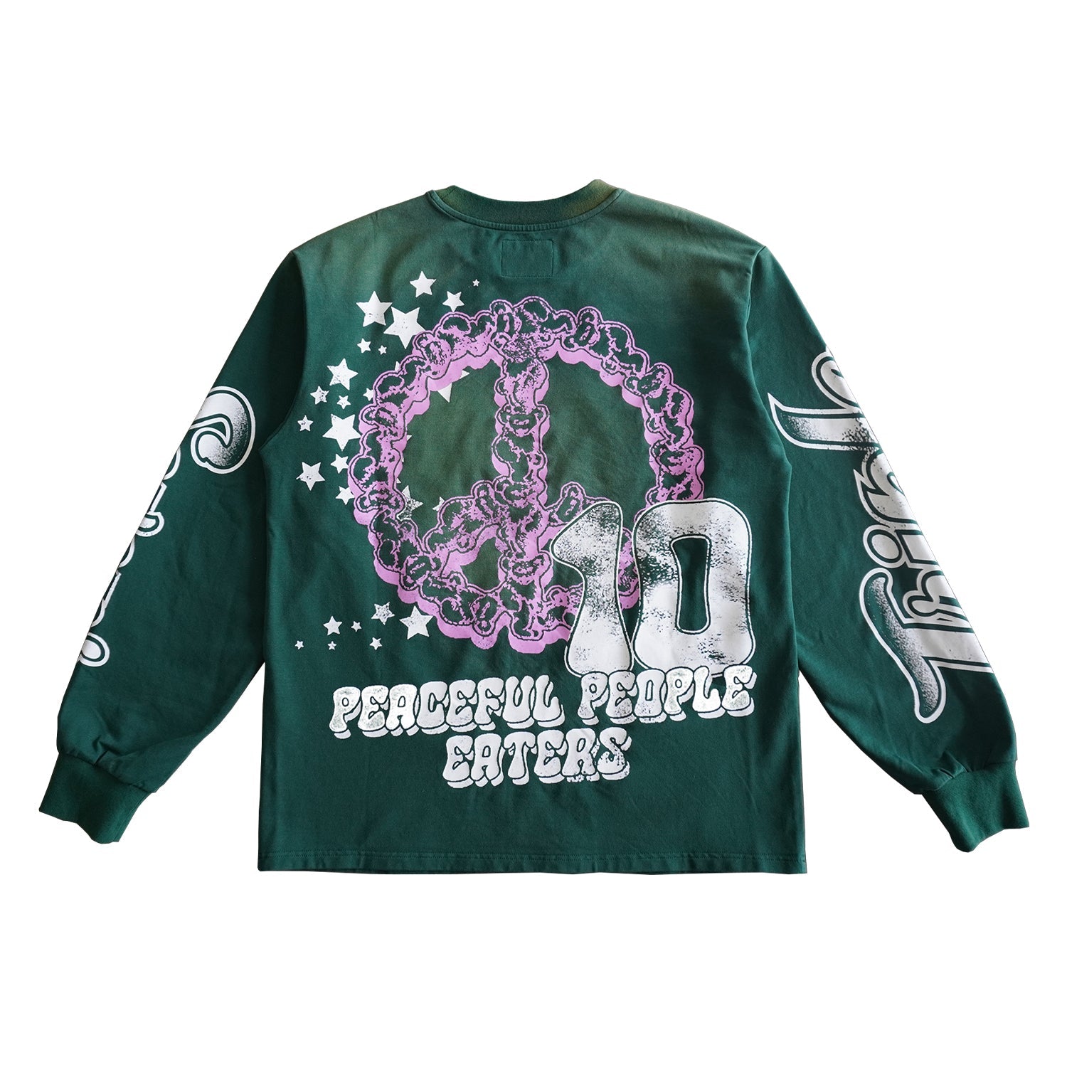 Triple Sevens 777 All Star Long Sleeve T-Shirt Forest Green