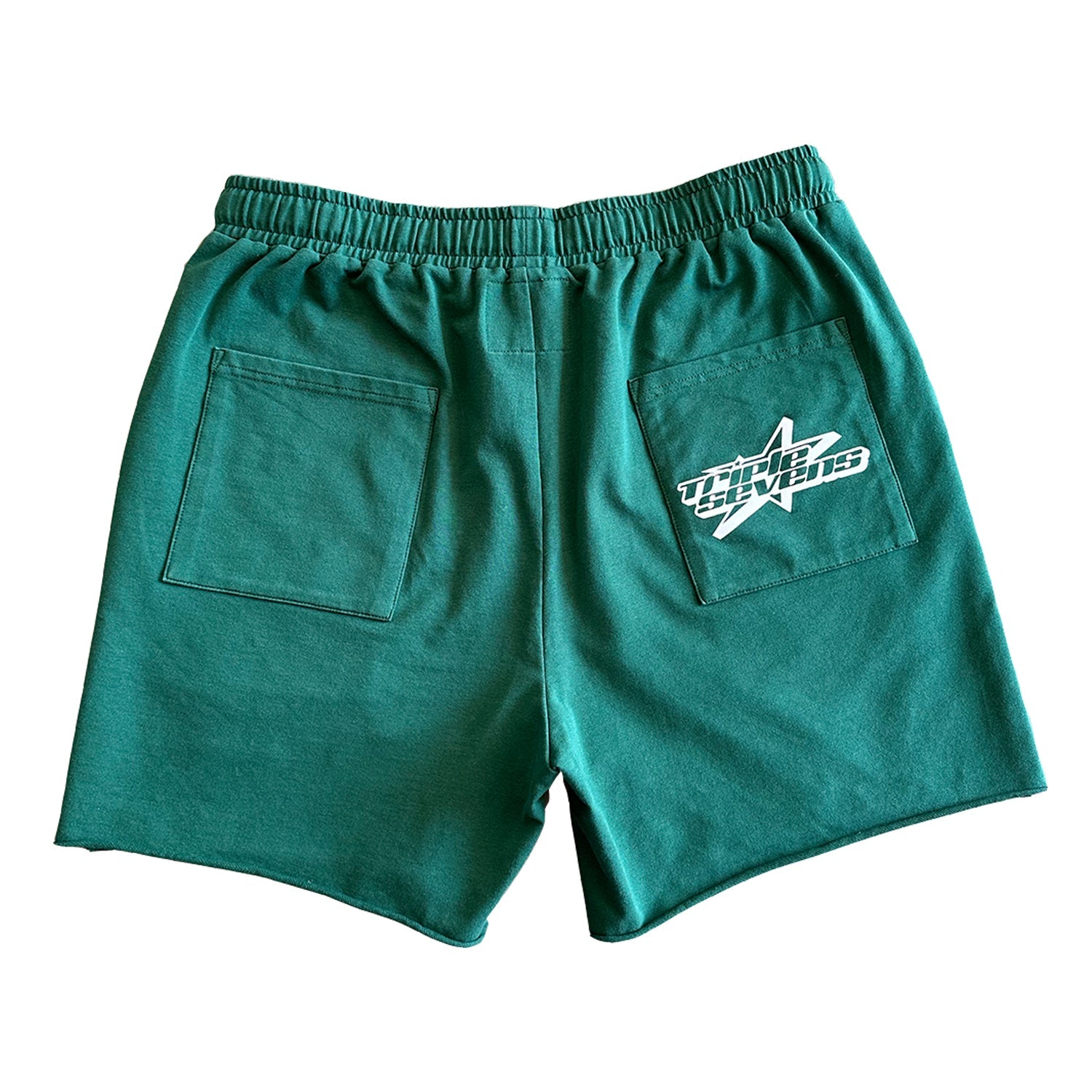 Triple Sevens 777 All Star Jersey Shorts Forest Green