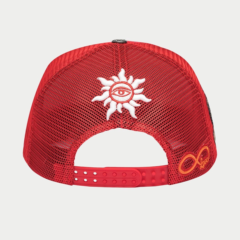 Godspeed GS Dual Patch Trucker Hat (Red)