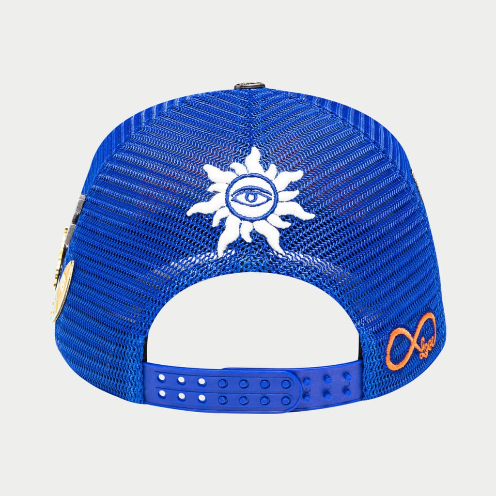 Godspeed GS FOREVER TRUCKER HAT (Blue/Orange)