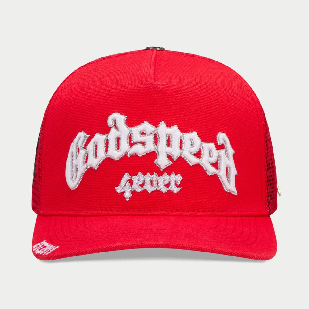 Godspeed GS Forever Trucker Hat Red
