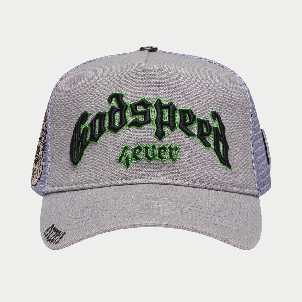 Godspeed GS Forever Trucker Hat (Grey/Green)