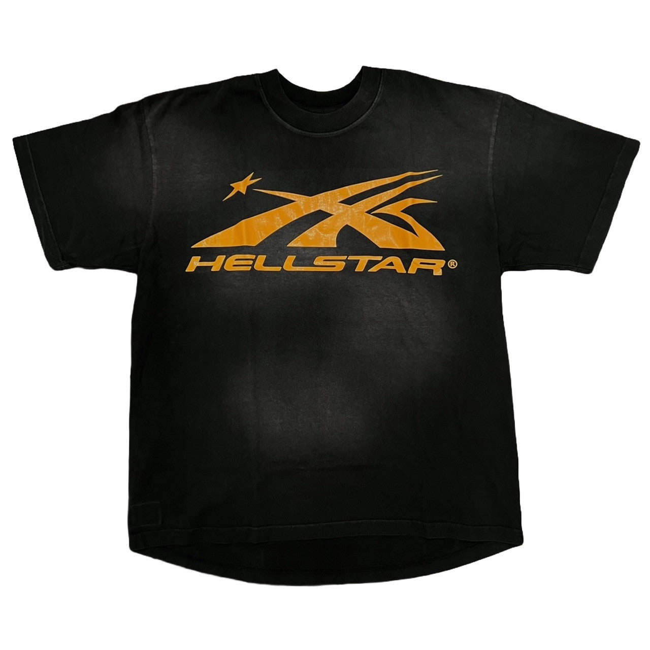 Hellstar Gel Sport Logo T-Shirt Black/Orange