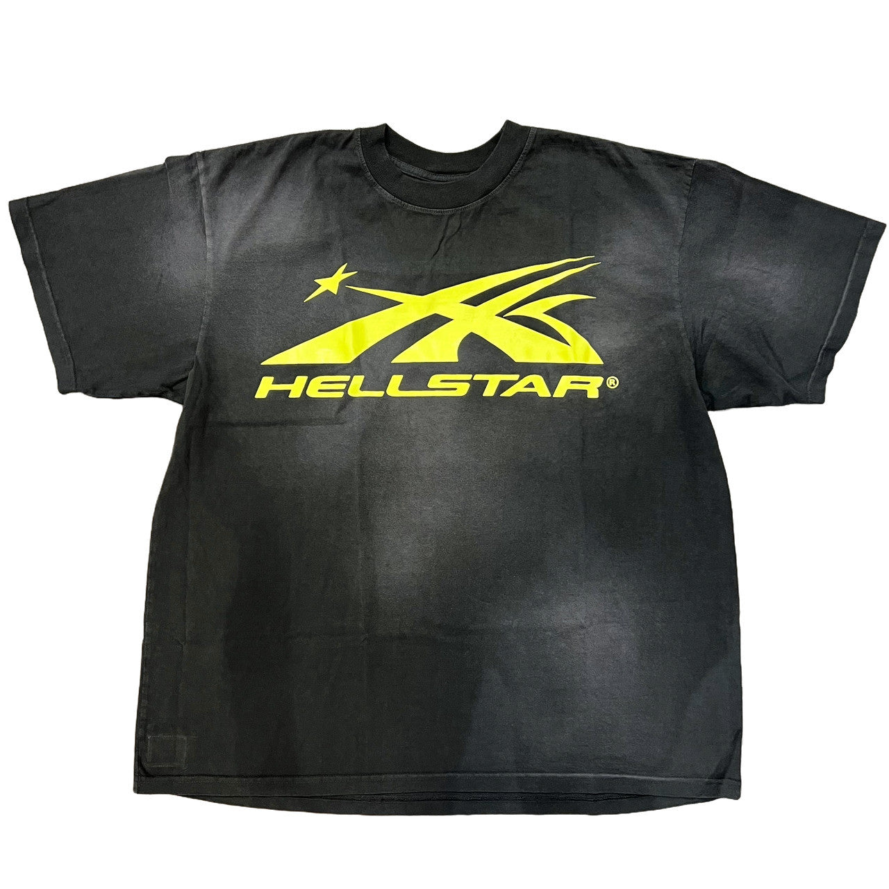 Hellstar Gel Sport Logo T-Shirt Black/Yellow