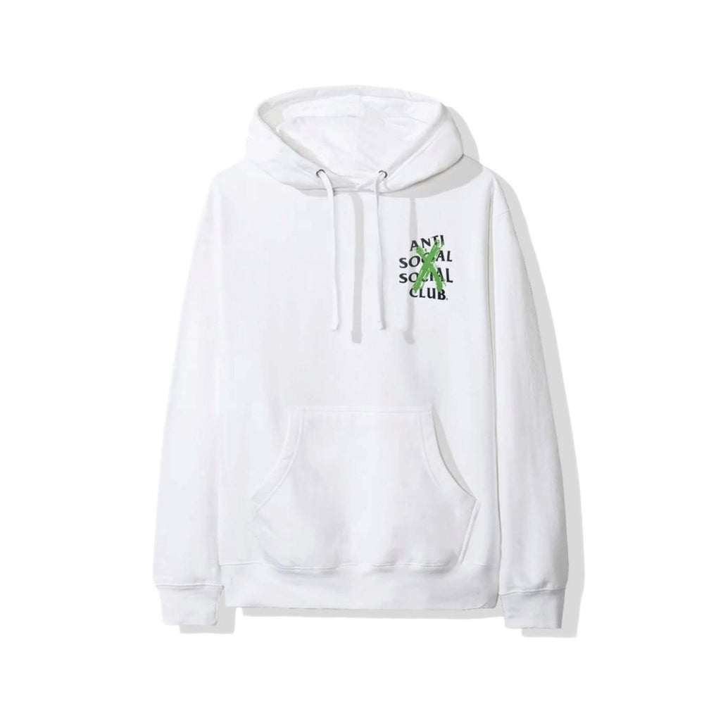 Anti Social Social Club Cancelled Remix Hoodie ( White/Green)