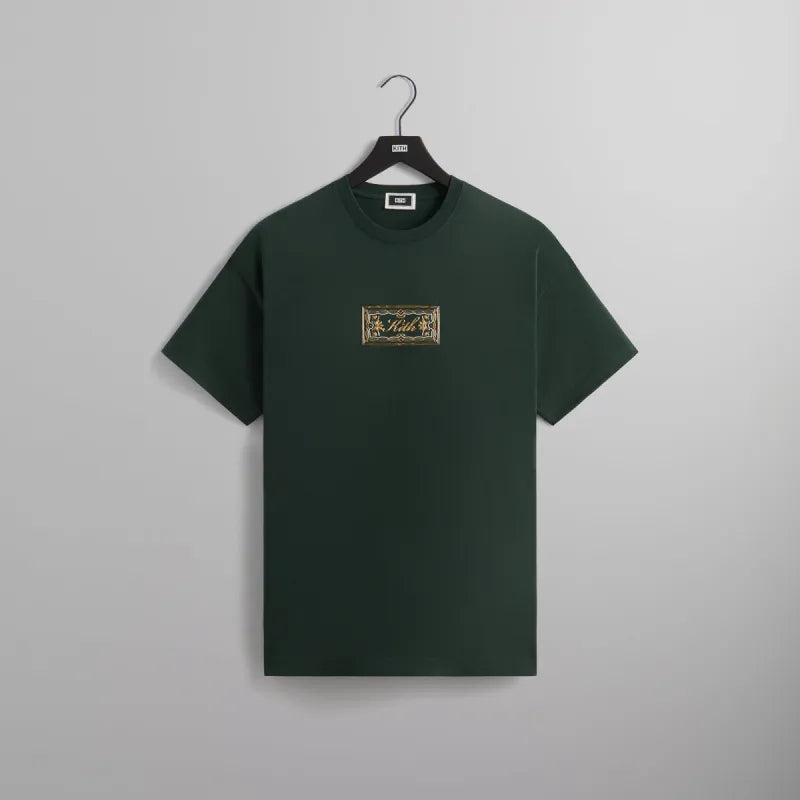 Kith Ornamental Script Tee in Equestrian