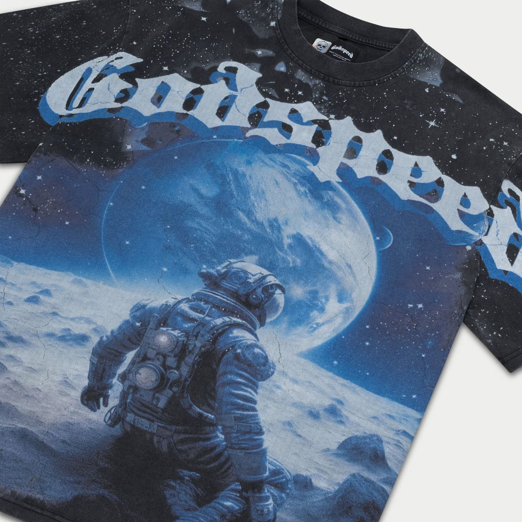 Godspeed No Looking Back T-Shirt (Black/True Blue)