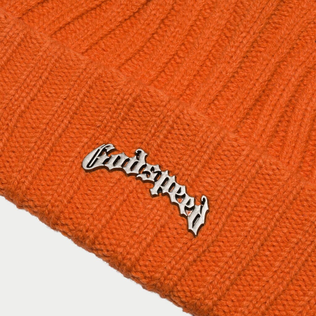 Godspeed Og Logo Emblem Beanie Orange