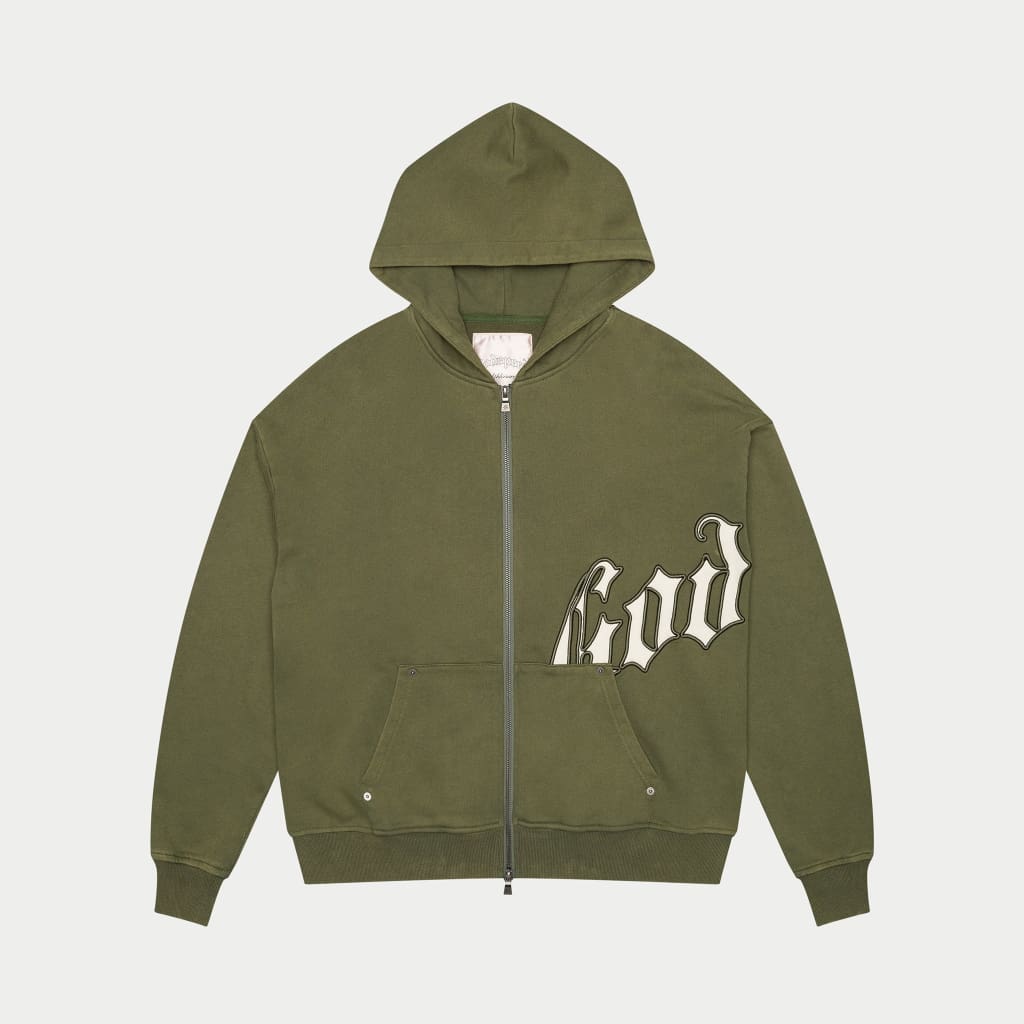 Godspeed OG Logo Hoodie V2 (Olive)